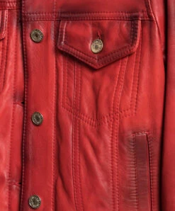 Dolce & Gabbana Red Leather Jacket With A Worn Effect 9 Dolce & Gabbana Red Leather Jacket With A Worn Effect -Summer Fashion Clothing a65f966f 6bbd 4ca3 92c9 b7ec6676ca9f