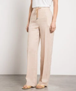 Peserico Beige Linen Pants -Summer Fashion Clothing a662e527 0a6c 43e8 8da0 67c55c908356