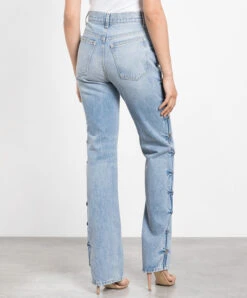 Blue Jeans With Metallic Decoration 8 Blue Jeans With Metallic Decoration -Summer Fashion Clothing a6bab464 c25d 4413 ae64 1949750bb06a