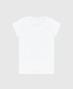 LA PERLA Children's White T-shirt With Logo