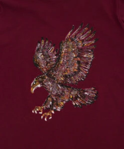 Children's Burgundy Printed Longsleeve -Summer Fashion Clothing ab09c675 c3a3 46c7 b99f 3997f0afe13a