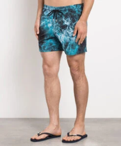 Vilebrequin Blue Ocean Printed Logo Swim Shorts -Summer Fashion Clothing ac2024c3 3f0a 430a bb00 32a0355df566