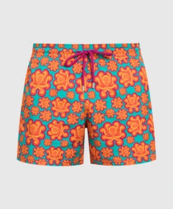 Vilebrequin Monrise Green Print Swim Shorts