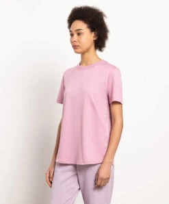 Max Mara Paride Pink T-shirt With Logo Embroidery -Summer Fashion Clothing ad70c895 7534 483c b0de 6e50b349452f