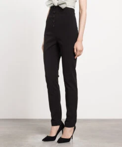 Philosophy Di Lorenzo Serafini Black Pants With A High Fit -Summer Fashion Clothing af35b9bc bb3b 4974 95c6 4ca9c198b570