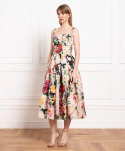 Dolce & Gabbana Floral Printed Silk Midi Dress 7 Dolce & Gabbana Floral Printed Silk Midi Dress -Summer Fashion Clothing afece41e 6a69 46b9 80c7 9a580c86da07