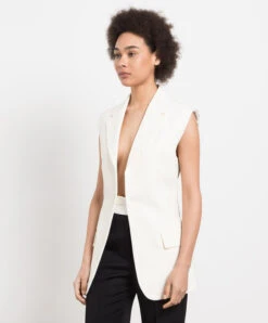 Victoria Beckham White Vest Off White -Summer Fashion Clothing b033d9bd bc83 4ddd 8cf9 db8304477fa6