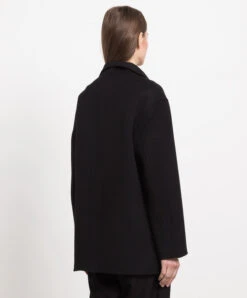 Toteme Black Coat Made Of Wool -Summer Fashion Clothing b0ca6a5a b333 4e6e a51f 46f73482e5e3