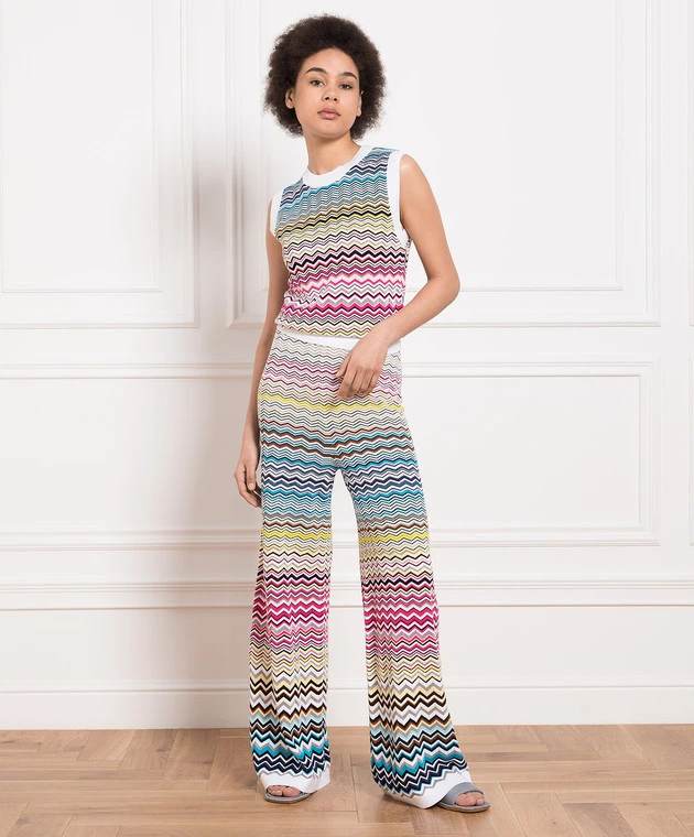 Missoni Vest In A Geometric Pattern 2 Missoni Vest In A Geometric Pattern - Image 2