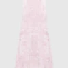 Jil Sander Pink Dress With Fringe