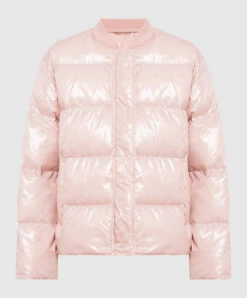 Pink Quilted Jacket