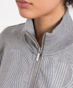 Rosetta Gray Sports Jacket With Logo Embroidery 9 Rosetta Gray Sports Jacket With Logo Embroidery -Summer Fashion Clothing b20690a1 faa0 4f58 b8ff c416cdafe17a