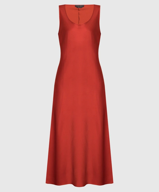 MARINA RINALDI Brown Dress 1 MARINA RINALDI Brown Dress