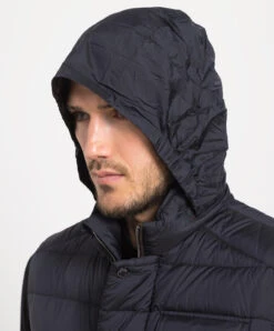 Morfeo Blue Down Jacket -Summer Fashion Clothing b51c0f61 9f52 4a9c a918 af8a1c033e7e