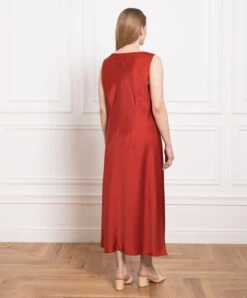 MARINA RINALDI Brown Dress 8 MARINA RINALDI Brown Dress -Summer Fashion Clothing b5b05b22 0ae8 45e5 9561 731c2c76f285