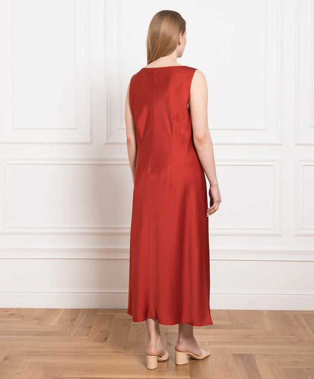 MARINA RINALDI Brown Dress 4 MARINA RINALDI Brown Dress - Image 4