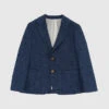 Children's Blue Wool And Cashmere Blazer
