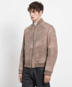 Dolce & Gabbana Brown Leather Bomber Jacket -Summer Fashion Clothing b7a4349e 3e5d 411d 94ef 93fb9aee8742