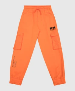 Dolce & Gabbana Children's Orange Joggers With A Logo Print