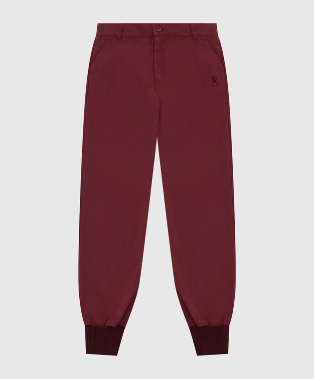 Children's Burgundy Joggers 1 Children's Burgundy Joggers