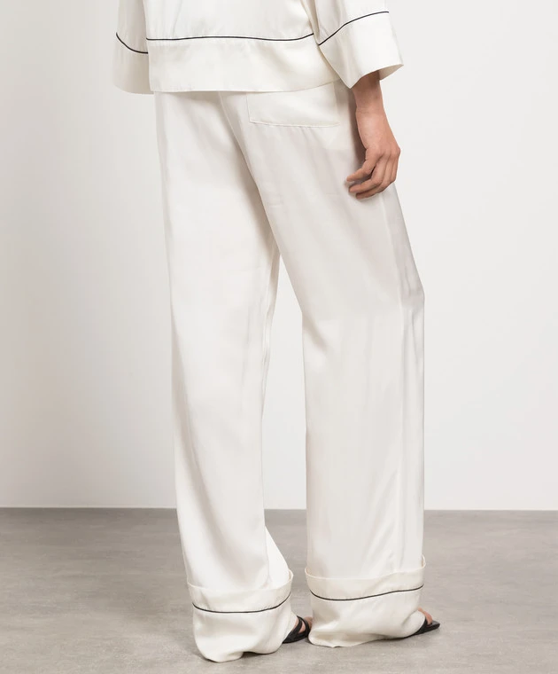 Off-White White Pants With A Branded Patch 4 Off-White White Pants With A Branded Patch - Image 4