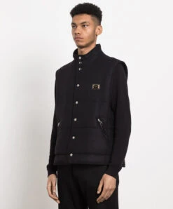 Dolce & Gabbana Black Wool Vest With Logo -Summer Fashion Clothing bd2ae14a a2fd 4339 ba11 bb5db5556ca4