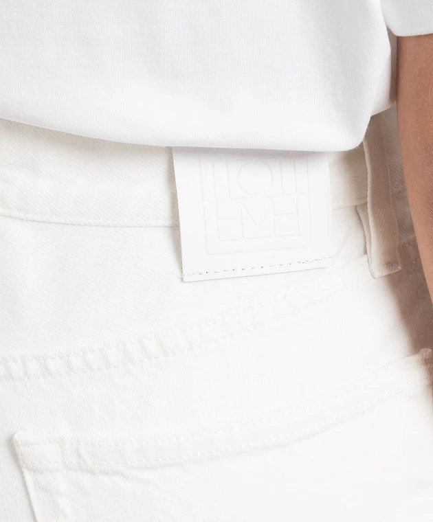 Toteme White Jeans With Logo 5 Toteme White Jeans With Logo - Image 5
