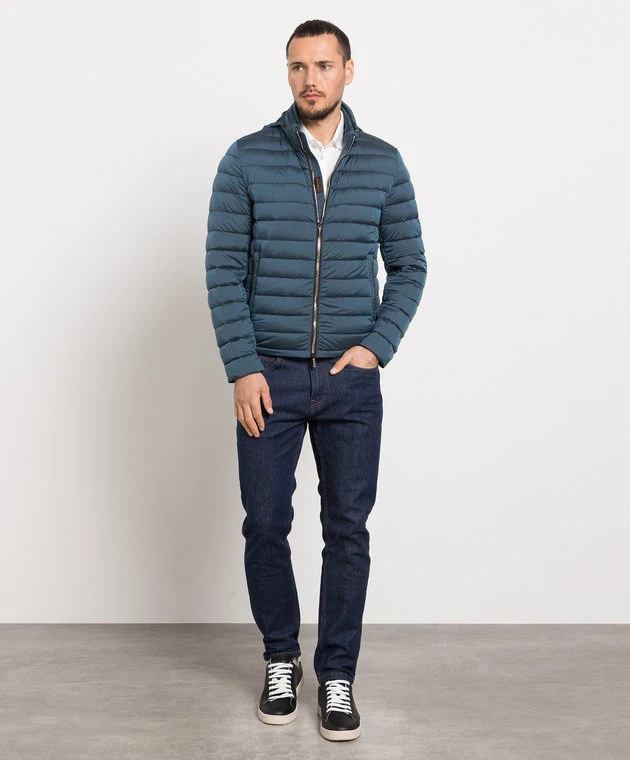 Alec-S3C Blue Down Jacket 2 Alec-S3C Blue Down Jacket - Image 2