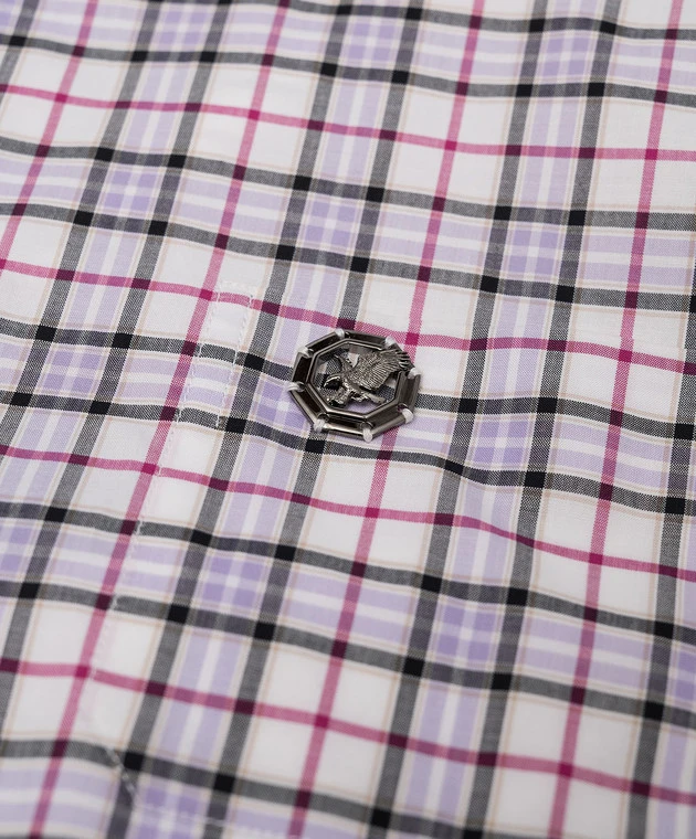 Children's White Checked Shirt 3 Children's White Checked Shirt - Image 3