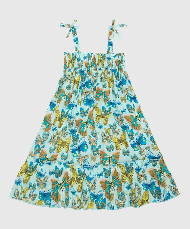Vilebrequin Children's Blue Sundress Gloss In Print 1 Vilebrequin Children's Blue Sundress Gloss In Print