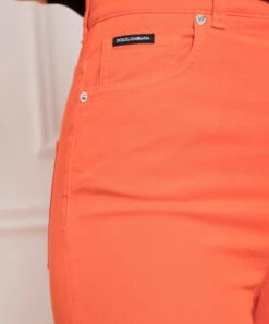 Dolce & Gabbana Orange Skinny Jeans -Summer Fashion Clothing c2553622 2666 4877 9687 0b7ccae534bb