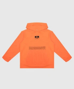 Dolce & Gabbana Children's Orange Hoodie With Logo Print