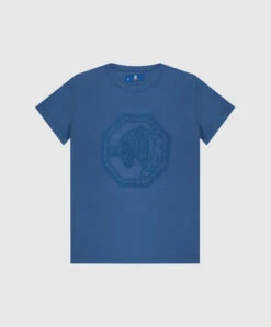 Children's Blue T-shirt With Embroidery