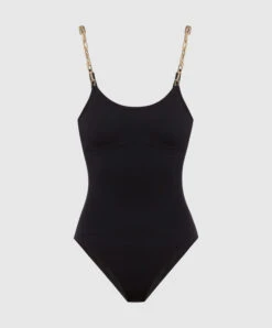 Black Swimsuit Ninetta With Chains