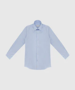 Children's Blue Shirt In A Pattern