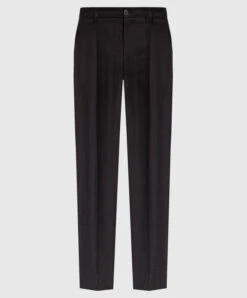 Dolce & Gabbana Black Linen Pants
