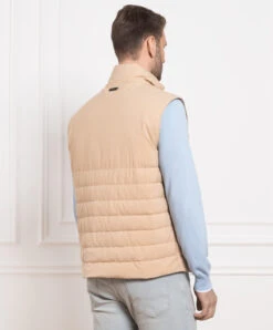 Peserico Beige Down Vest -Summer Fashion Clothing c90e0465 c7d2 4b2e a45d 6964d5a59aaf