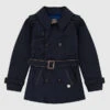 Children's Navy Blue Trench Coat