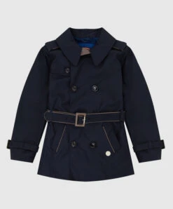 Children's Navy Blue Trench Coat