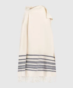 Targa Beige Skirt With Fringe