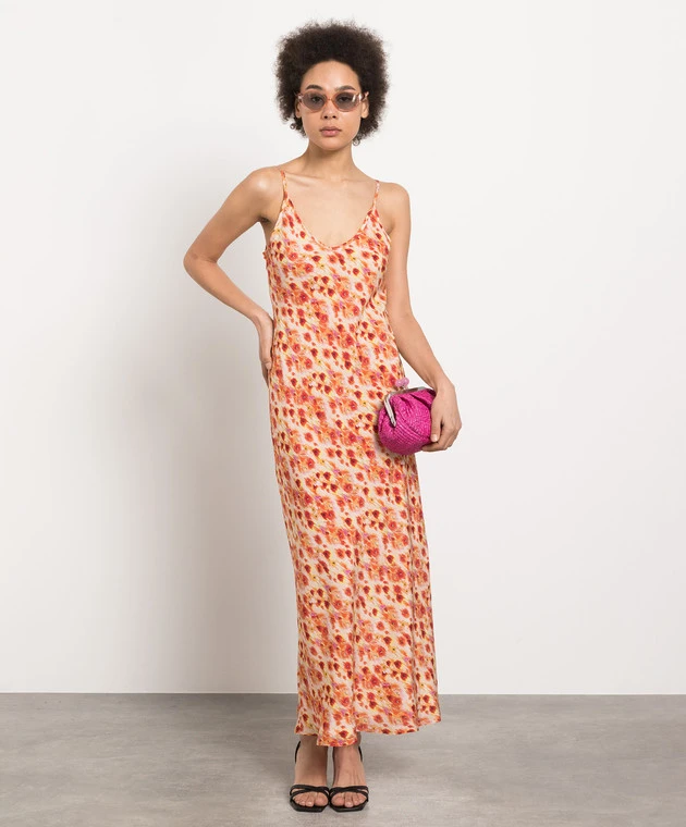 Max Mara Alvaro Dress-combination Made Of Silk In A Floral Print 2 Max Mara Alvaro Dress-combination Made Of Silk In A Floral Print - Image 2