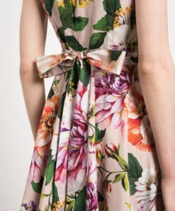 Dolce & Gabbana Beige Midi Dress In Floral Print 9 Dolce & Gabbana Beige Midi Dress In Floral Print -Summer Fashion Clothing ceb54439 92eb 45e5 b662 a49c5e672ab3