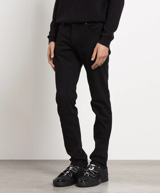 Dolce & Gabbana Black Logo Skinny Jeans 3 Dolce & Gabbana Black Logo Skinny Jeans - Image 3