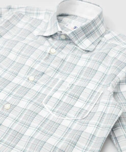 Children's Light Turquoise Checked Shirt -Summer Fashion Clothing d315c131 e3a2 4898 a2f8 377902a232dd