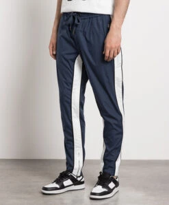 Dolce & Gabbana Blue Sweatpants With Logo Embroidery -Summer Fashion Clothing d3911df3 fb02 4631 81cc 27cb751f61ea