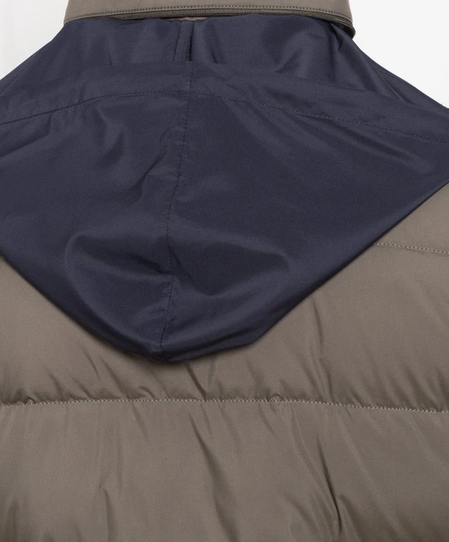 Khaki Down Vest 5 Khaki Down Vest - Image 5