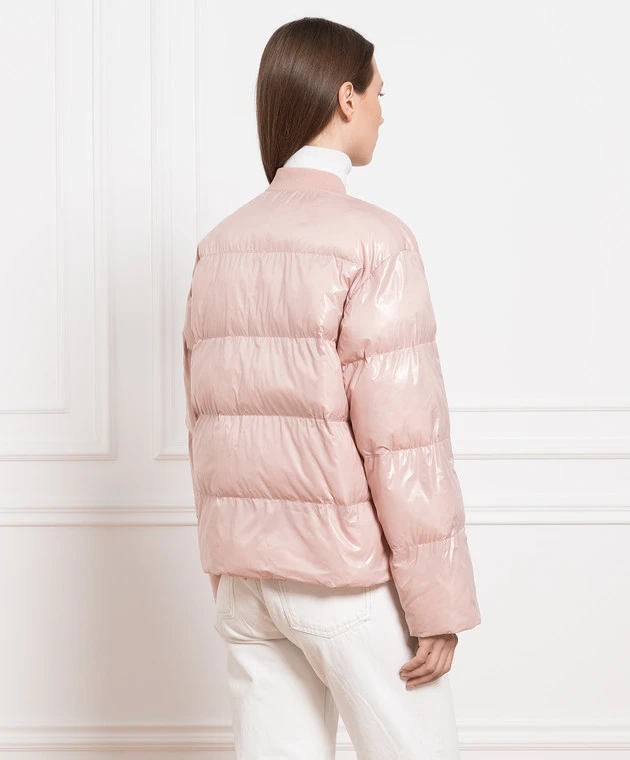 Pink Quilted Jacket 4 Pink Quilted Jacket - Image 4