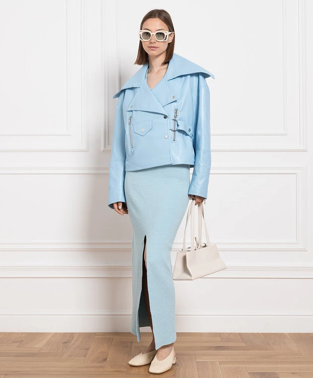 Nanushka Ado Blue Jacket 2 Nanushka Ado Blue Jacket - Image 2