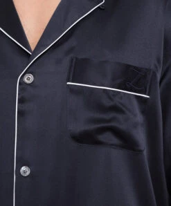 Blue Silk Pajamas -Summer Fashion Clothing d6038e6b e529 42c8 b6aa d54be0cfac17