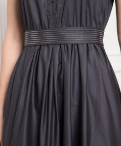 Peserico Gray Maxi Dress -Summer Fashion Clothing d6bb784e cc84 41d7 8f9f c11b4f4a7784